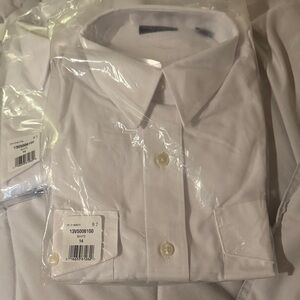 2 White women’s pilot shirt